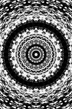 Kusursuz süs arka planı. Mandala deseni.