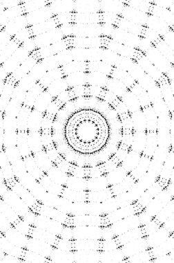 Siyah ve beyaz süslemeli arka plan. Mandala deseni.