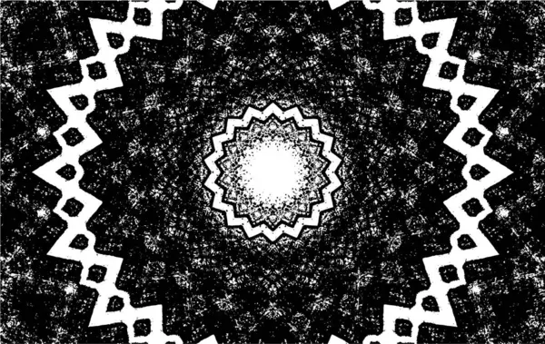 Motif Noir Blanc Sans Couture Avec Des Formes Géométriques Abstraites — Image vectorielle