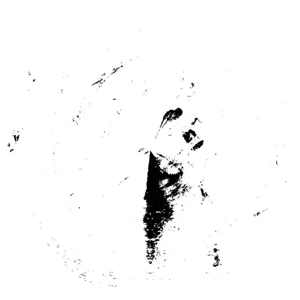 Black White Background Grunge Texture — Stock Vector