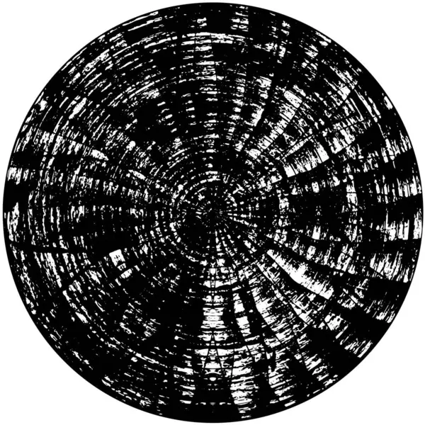 黒と白の混沌としたテクスチャ モノクロのパターンと球の中の影 — ストックベクタ