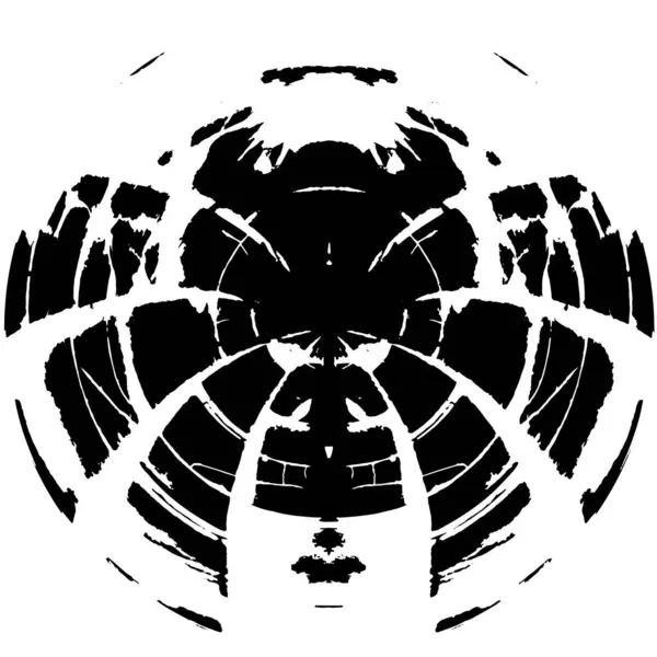 Black Grunge Pattern Isoliert Auf Weißem Hintergrund Farbspritzer Design — Stockvektor