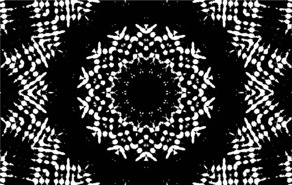 Kaleydoskopik desenli siyah beyaz yaratıcı arkaplan