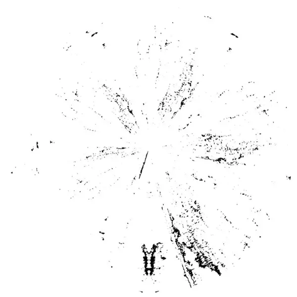 Черный Белый Абстрактный Фон Гранжа Круглая Форма Белом Фоне — стоковый вектор