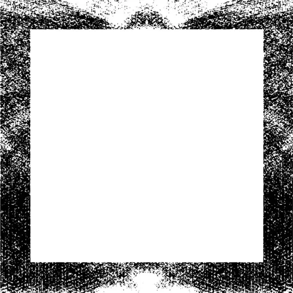 Cadre Carré Grunge Sur Fond Blanc Illustration Vectorielle — Image vectorielle