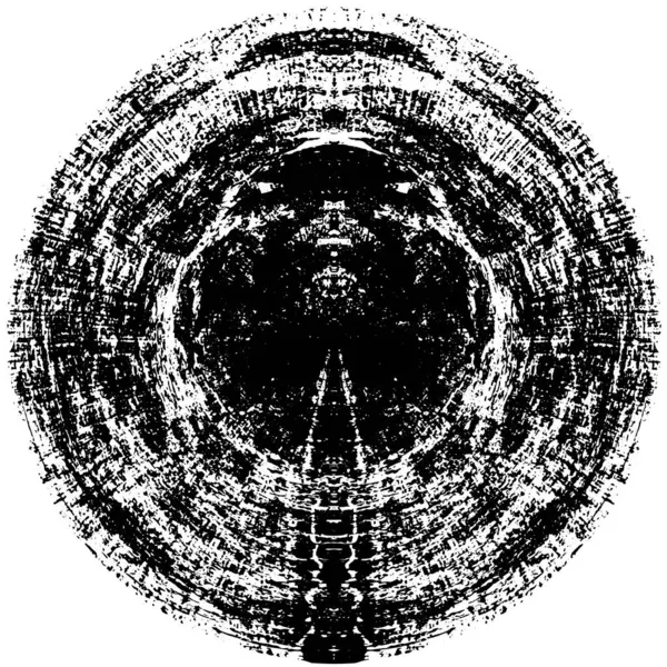 Siyah ve beyaz soyut grunge arka plan. Beyaz arkaplanda yuvarlak şekil