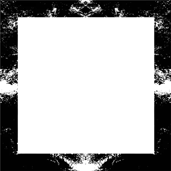 Черно Белый Фон Гранж Рамкой — стоковый вектор