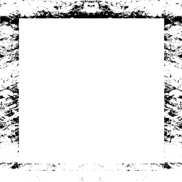 グラウンジフレーム付きの黒と白の背景 — ストックベクタ