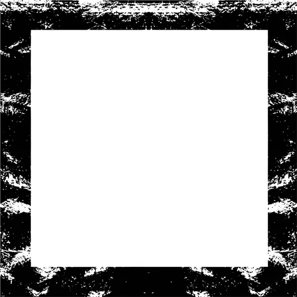 Black White Background Grunge Frame — Stock Vector