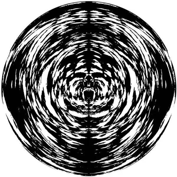 Високоякісний Чорно Білий Круглий Фон — стоковий вектор
