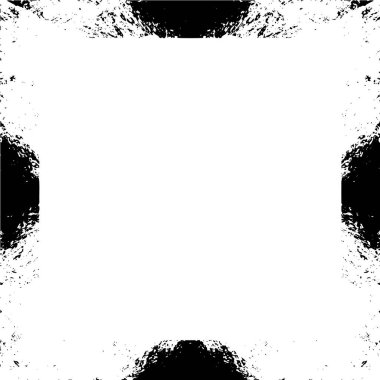 Grunge çerçeve ile siyah beyaz arkaplan.