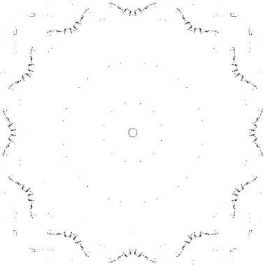 Süslü siyah beyaz mozaik desenli