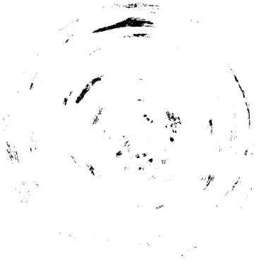 Beyaz arkaplanda siyah soyut mürekkep çemberi şekli. vektör illüstrasyonu  