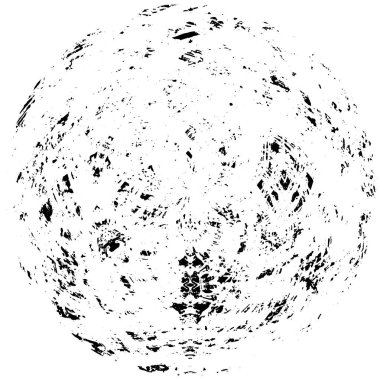 Beyaz arkaplanda siyah soyut mürekkep çemberi şekli. vektör illüstrasyonu  