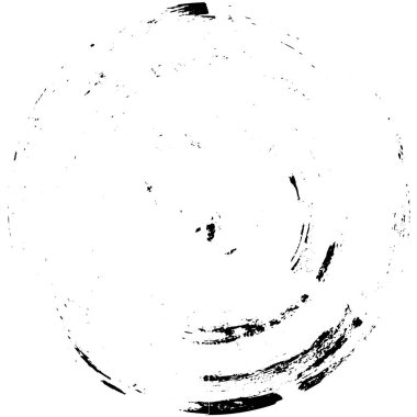 Beyaz arkaplanda siyah soyut mürekkep çemberi şekli. vektör illüstrasyonu  