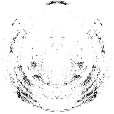 Beyaz arkaplanda siyah soyut mürekkep çemberi şekli. vektör illüstrasyonu  