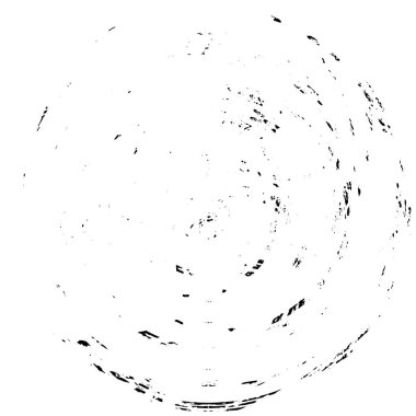 Beyaz arkaplanda siyah soyut mürekkep çemberi şekli. vektör illüstrasyonu  