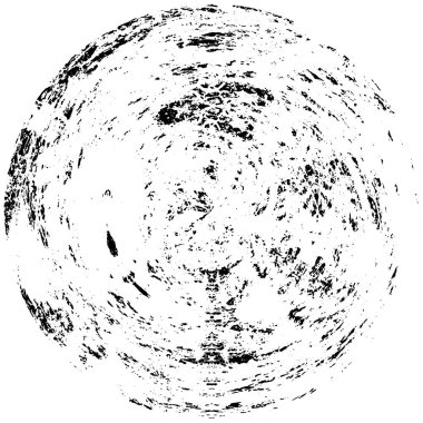 Beyaz arkaplanda siyah soyut mürekkep çemberi şekli. vektör illüstrasyonu  