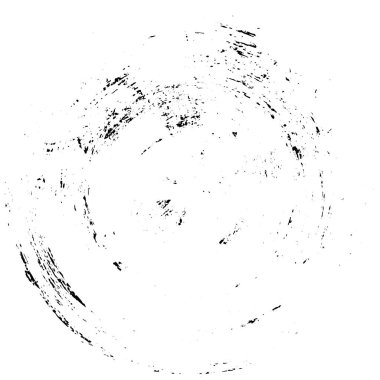 Beyaz arkaplanda siyah soyut mürekkep çemberi şekli. vektör illüstrasyonu  