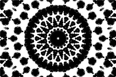 Kaleydoskopik desenli tek renkli süslemeli arkaplan