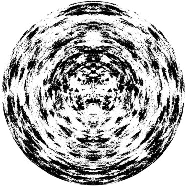  Beyaz arkaplanda soyut siyah mürekkep çemberi şekli. vektör illüstrasyonu 