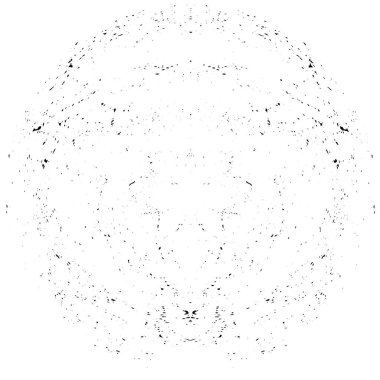  Beyaz arkaplanda soyut siyah mürekkep çemberi şekli. vektör illüstrasyonu 