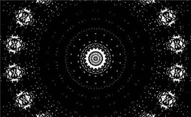 Kusursuz süs arka planı. Mandala deseni.