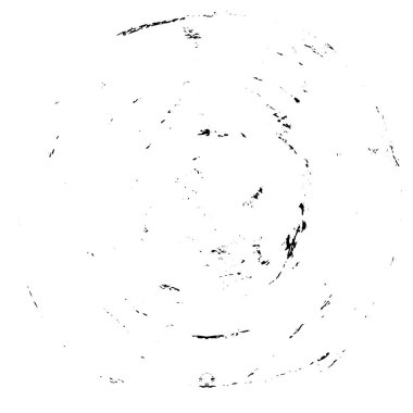  Beyaz arkaplanda soyut siyah mürekkep çemberi şekli. vektör illüstrasyonu 