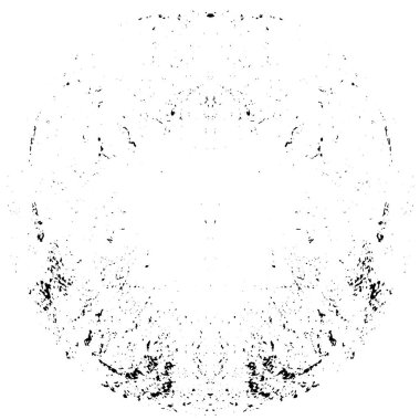  Beyaz arkaplanda soyut siyah mürekkep çemberi şekli. vektör illüstrasyonu 