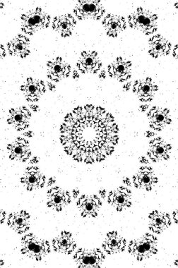 siyah ve beyaz pürüzsüz mozaik desen