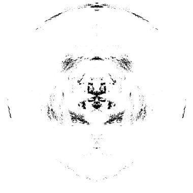  Beyaz arkaplanda soyut siyah mürekkep çemberi şekli. vektör illüstrasyonu 