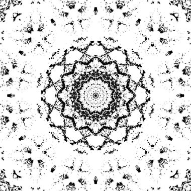 siyah ve beyaz pürüzsüz mozaik desen