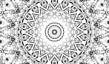 Kusursuz süs arka planı. Mandala deseni.