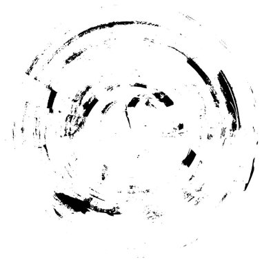  Beyaz arkaplanda soyut siyah daire şekli. vektör illüstrasyonu 