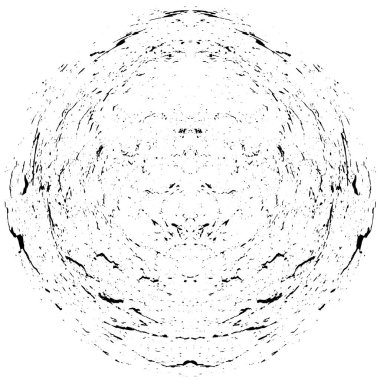  Beyaz arkaplanda soyut siyah daire şekli. vektör illüstrasyonu 