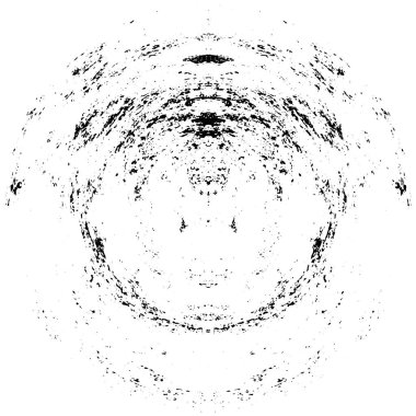  Beyaz arkaplanda soyut siyah daire şekli. vektör illüstrasyonu 