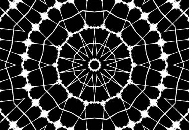 Kaleydoskopik desenli tek renkli süslemeli arkaplan