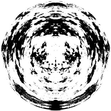  Beyaz arkaplanda soyut siyah daire şekli. vektör illüstrasyonu 