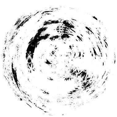  Beyaz arkaplanda soyut siyah daire şekli. vektör illüstrasyonu 