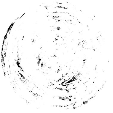  Beyaz arkaplanda soyut siyah çember şeklinin vektör çizimi.   