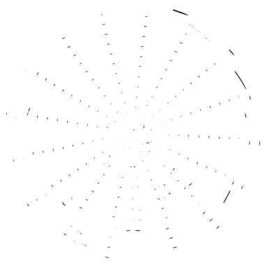 Beyaz zemin üzerinde soyut çember, yuvarlak grunge damgası, eski püskü boya dokusu, vektör illüstrasyonu