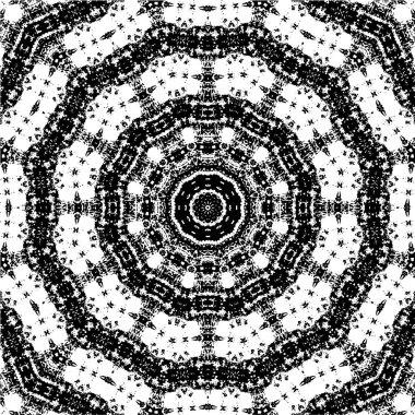 siyah ve beyaz pürüzsüz mozaik desen