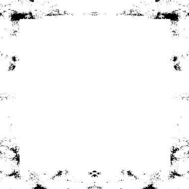 Grunge çerçeve ile siyah beyaz arkaplan.