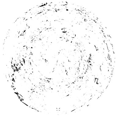  Beyaz arkaplanda soyut siyah çember şeklinin vektör çizimi.   