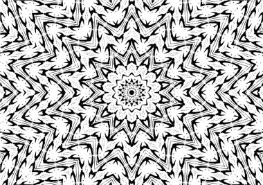 Soyut arkaplan. Siyah ve beyaz tonlu monokrom desen.