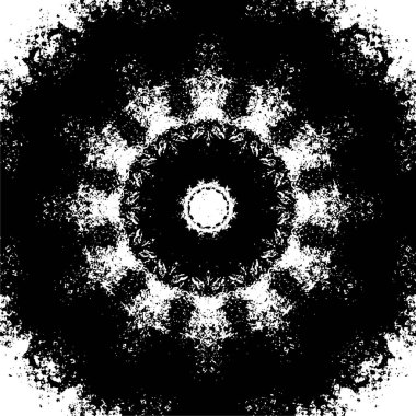 Soyut arkaplan. Siyah ve beyaz tonlu monokrom desen.