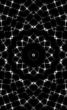 Kaleydoskopik desenli tek renkli süslemeli arkaplan