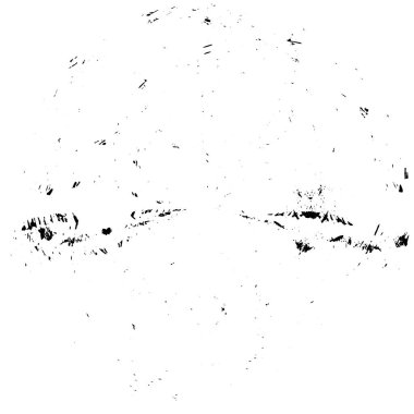  Beyaz arkaplanda soyut siyah çember şeklinin vektör çizimi.   