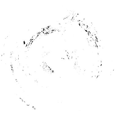  Beyaz arkaplanda soyut siyah çember şeklinin vektör çizimi.   