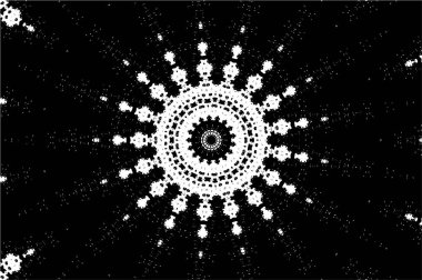 Soyut arkaplan. Siyah ve beyaz tonlu monokrom desen.